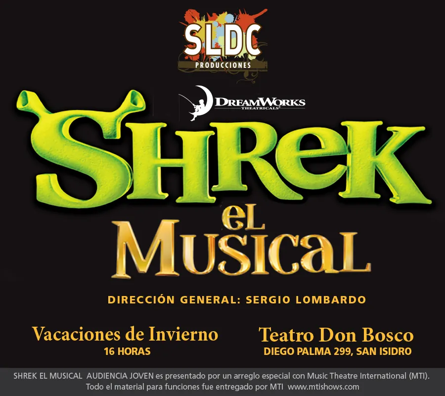 shrek el musical